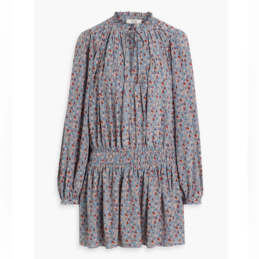 NWT- Joie ‘Essex’ 100% Silk Mini Dress